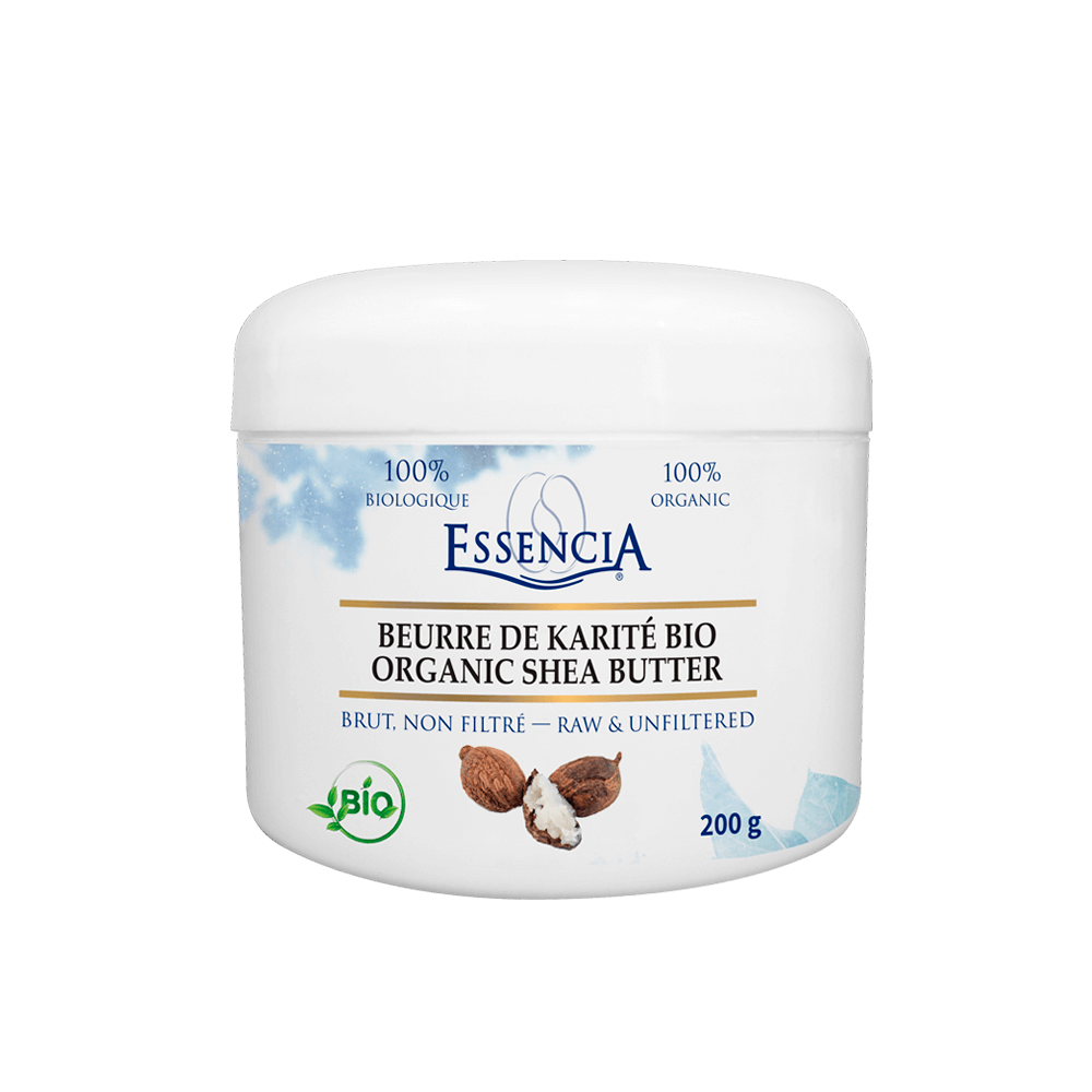 Essencia - ORGANIC VEGETABLE BUTTERS & NEUTRAL CREAM BASE Organic Raw Shea Butter 200 g
