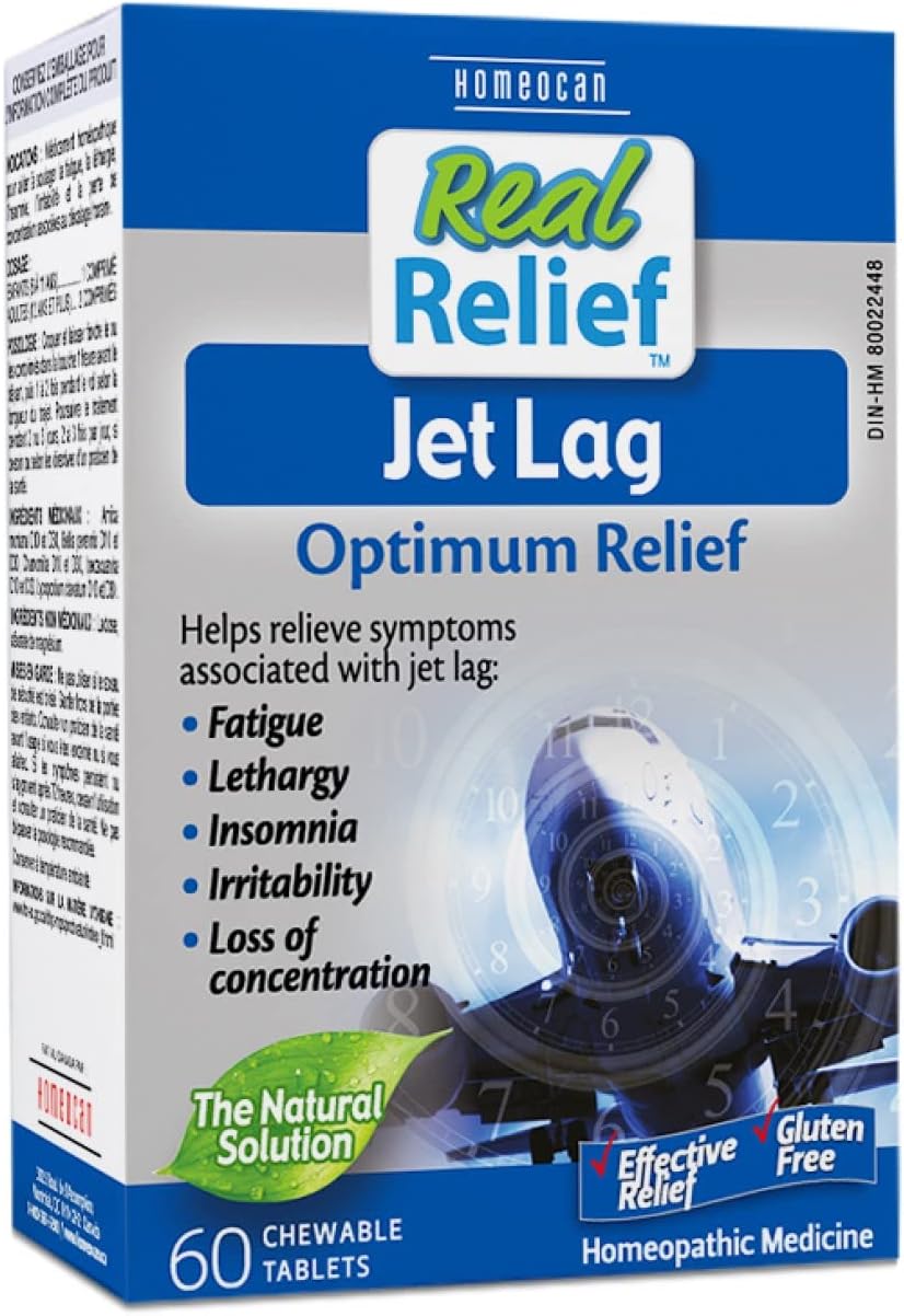 Homeocan - REAL RELIEF LINE (FOR ADULTS) TABLETS Jet Lag 60 comp