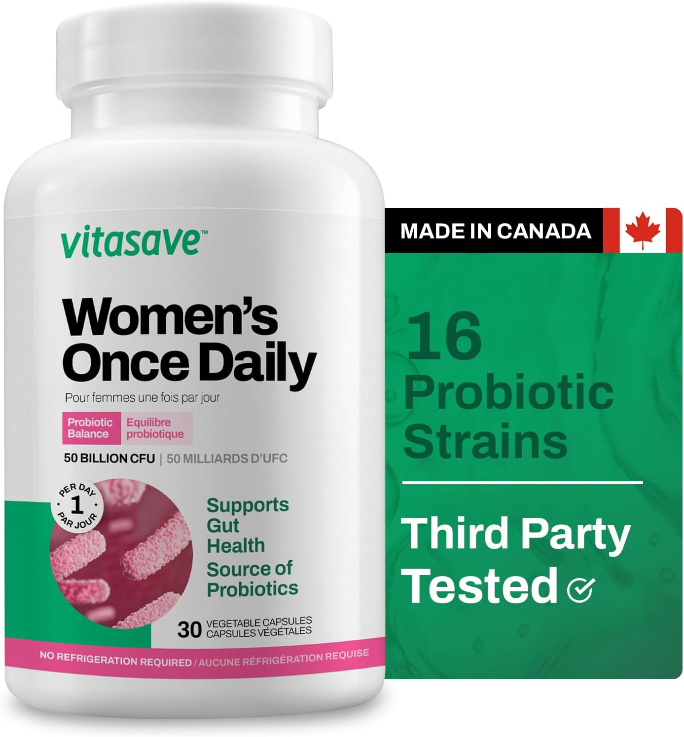 Vitasave Women's Once Daily Probiotic (30 Vcaps)