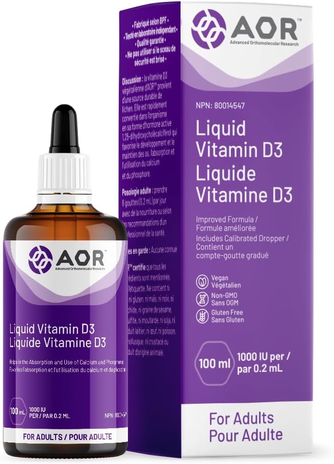 AOR - Vitamin D3 100ml (Adult)
