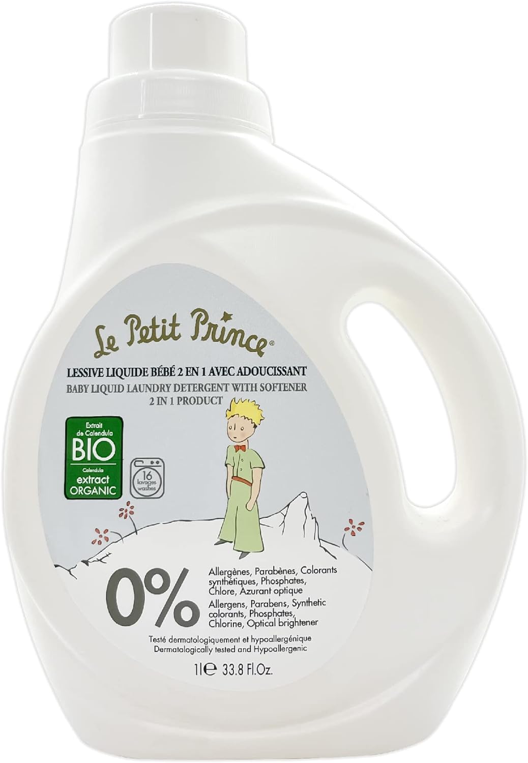 LE PETIT PRINCE ORGANIC LINE (BABY) 2 in 1 Liquid Laundry with Softener 1L