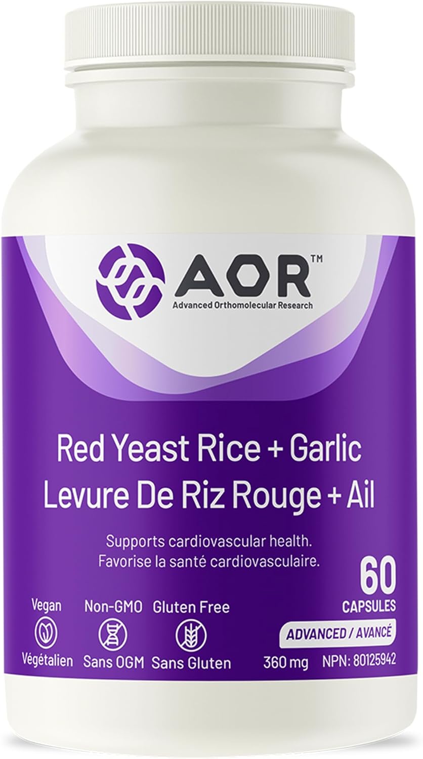 AOR - Red Yeast Rice + Garlic 60caps