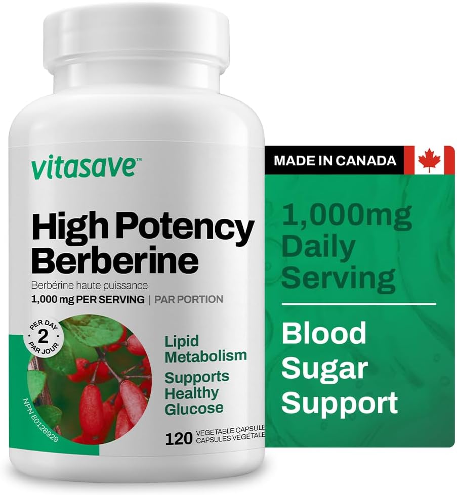 Vitasave High Potency Berberine 500mg 120's