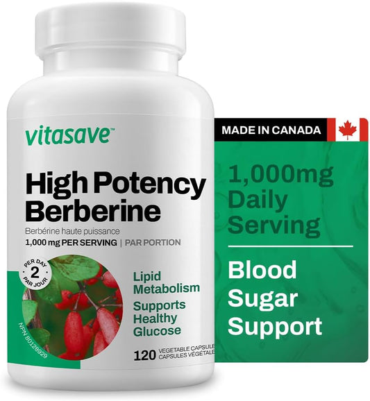 Vitasave High Potency Berberine 500mg 120's