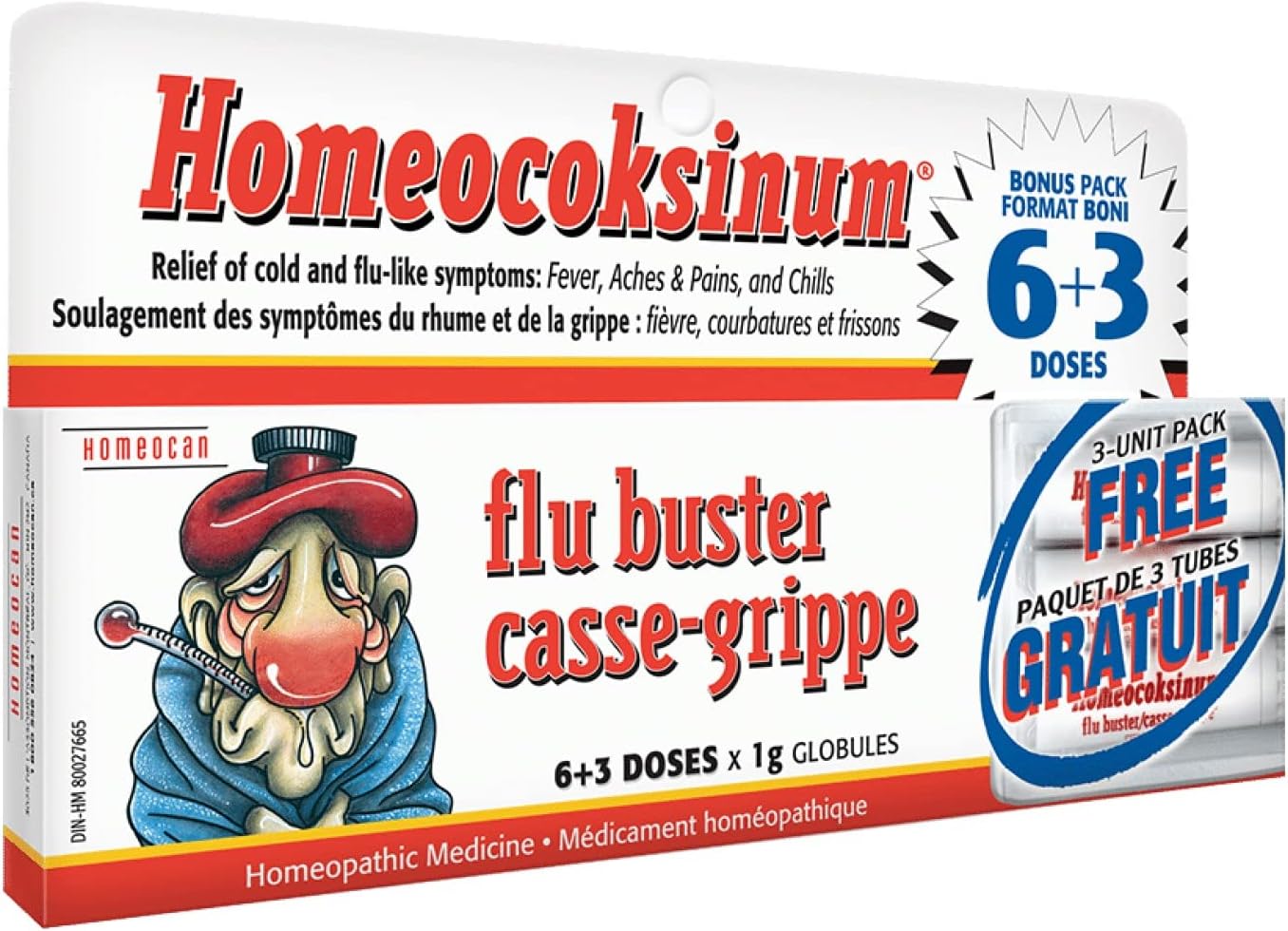 Homeocan - COUGH & COLD / HOMEOCOKSINUM FLU BUSTER LINE Homeocoksinum 6 + 3 doses