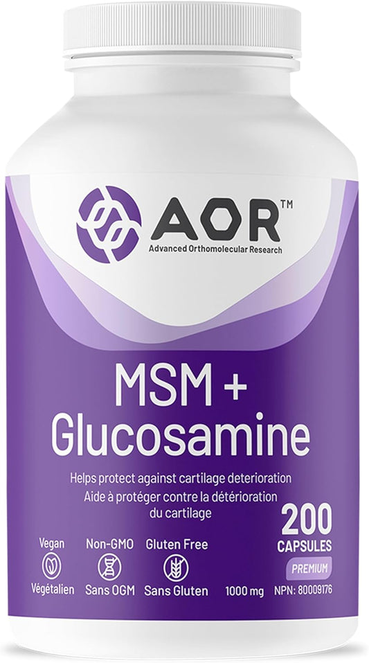 AOR - MSM + Glucosamine 200caps