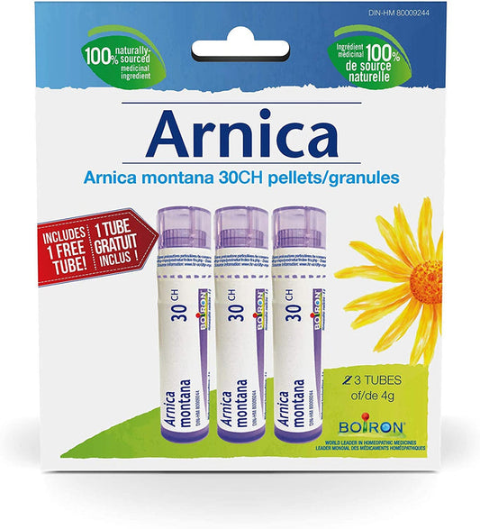Boiron - Arnica montana 30CH - 3 Tubes of pellets