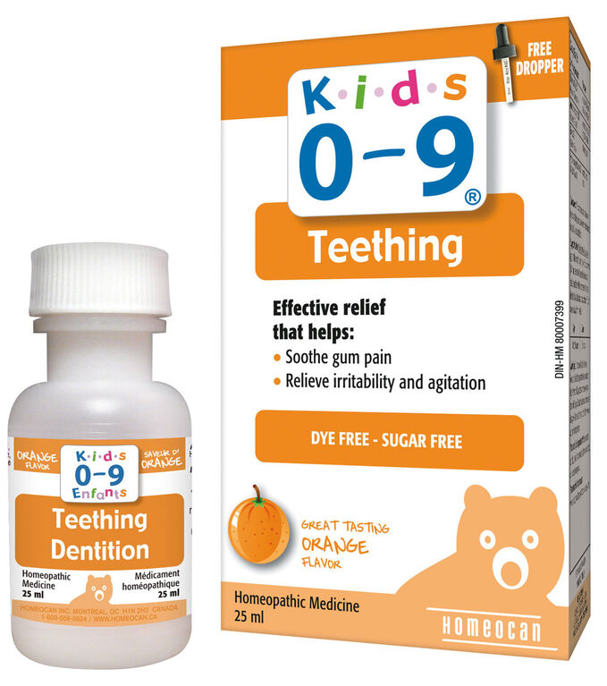 Homeocan - KIDS 0-9 LINE ORAL SOLUTIONS Teething 25 mL