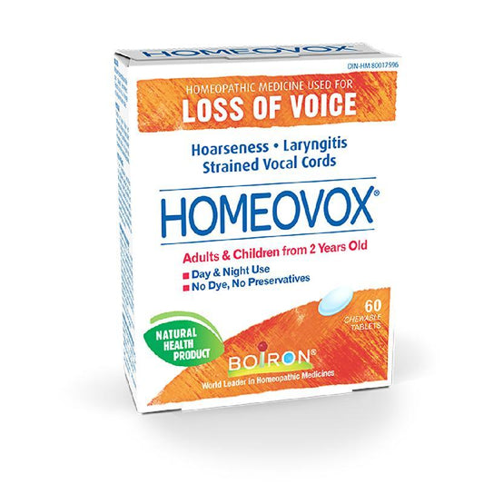 Boiron - Homeovox - 60 chewable tablets