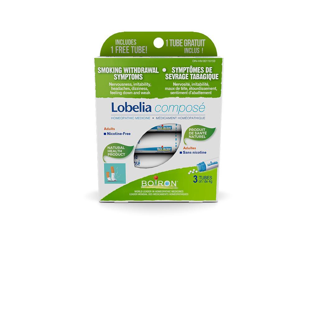 Boiron - Lobelia compos - 3 Tubes of pellets