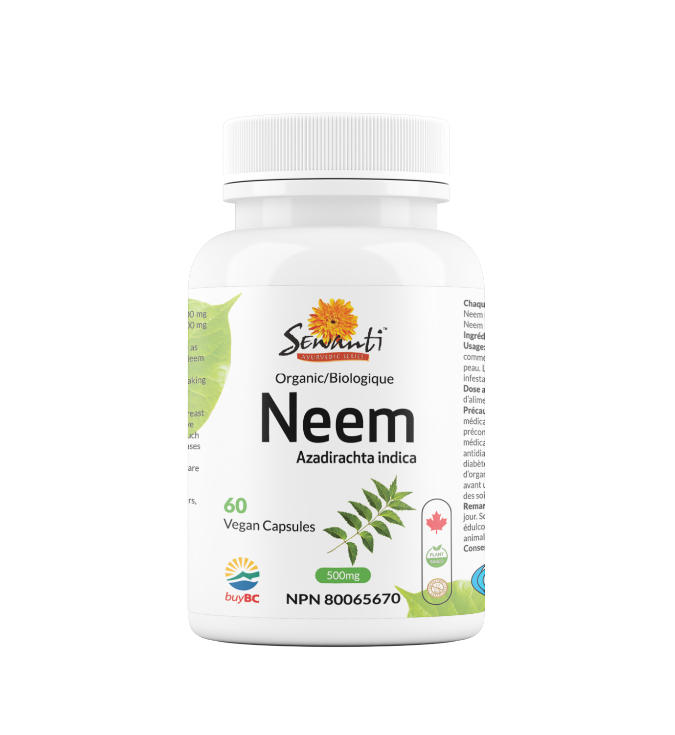 Neem Healthy Skin- 60 Plantcaps / 500 mg