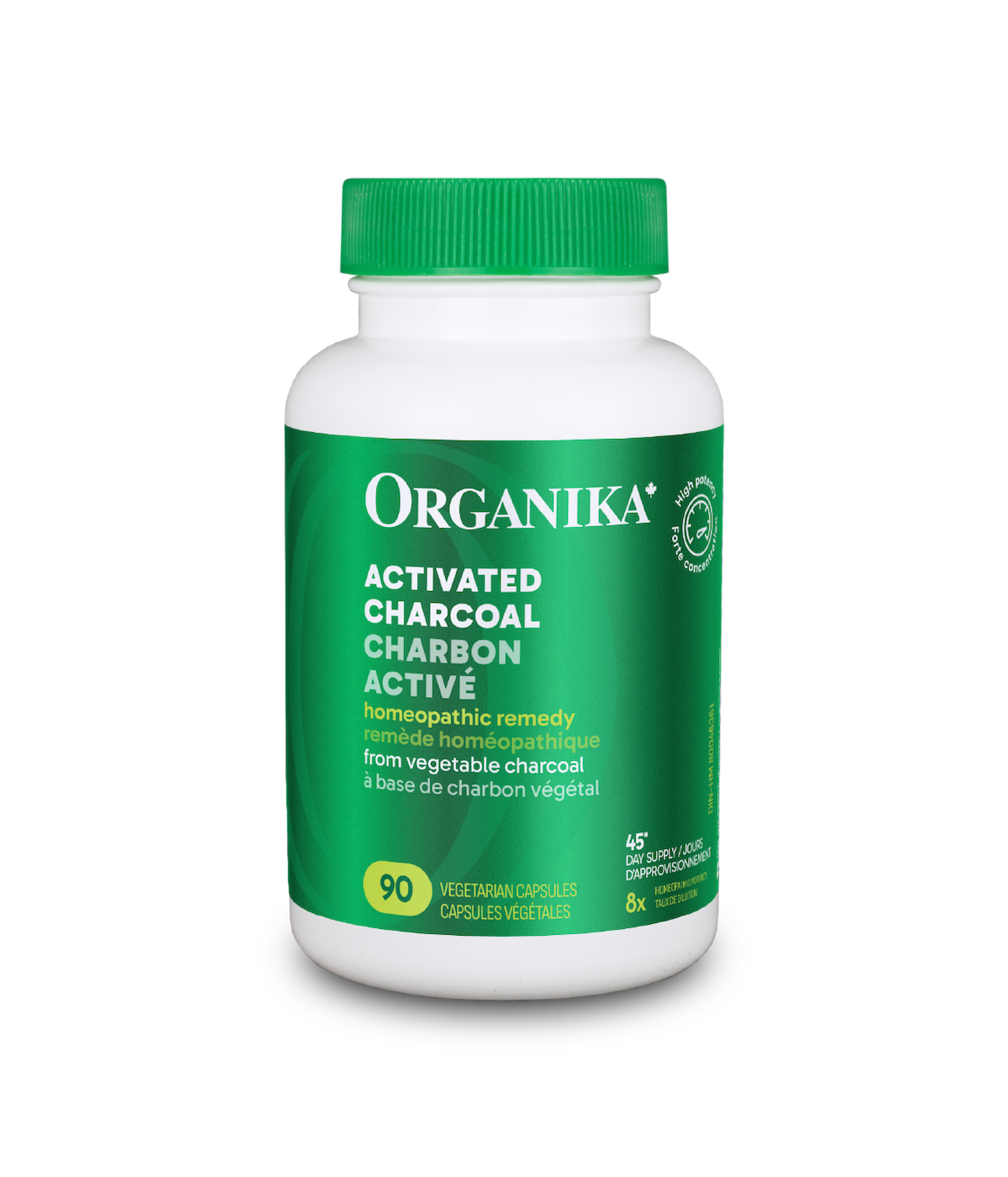 Organika - ACTIVATED CHARCOAL 90VCAP