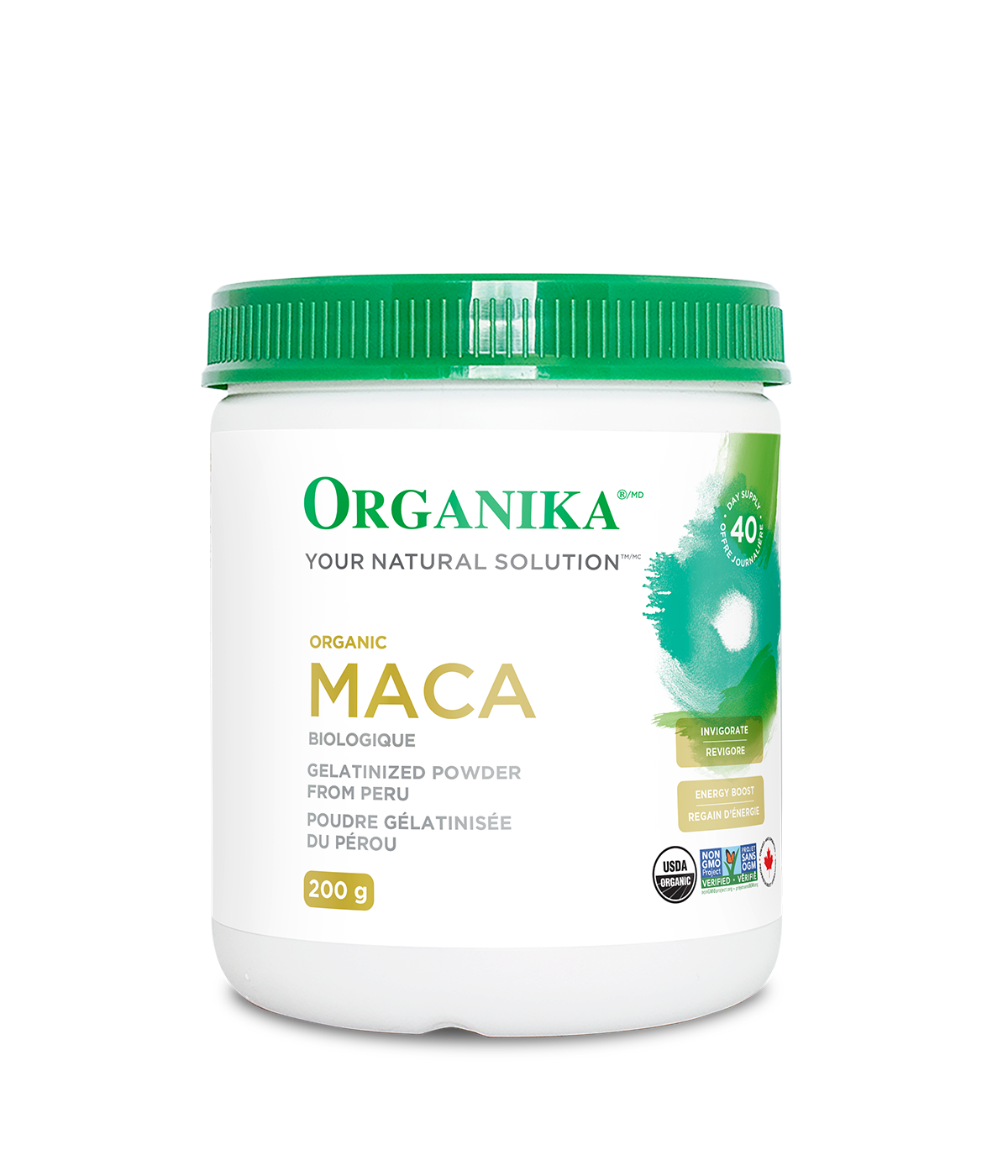 Organika - MACA ORGANIC GELATINIZED 200G