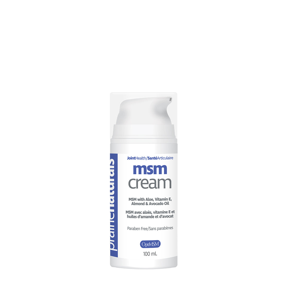 Prairie Naturals - OptiMSM Cream - 100mL