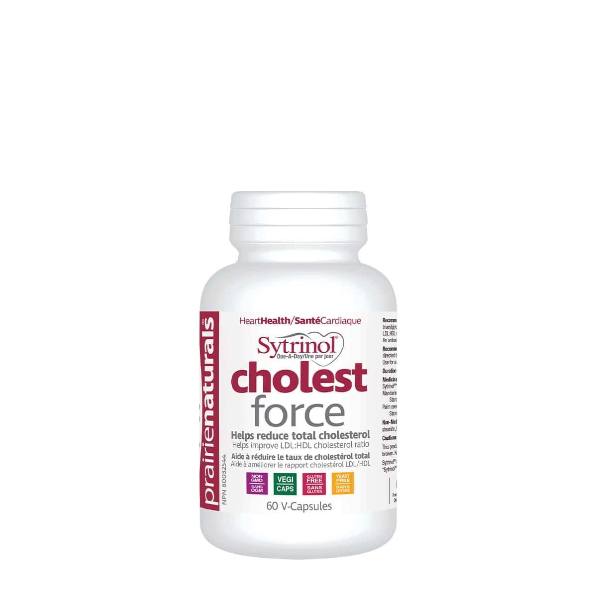 Prairie Naturals - Sytrinol Cholest-Force One-A-Day Cholesterol Support - 60 V-Caps
