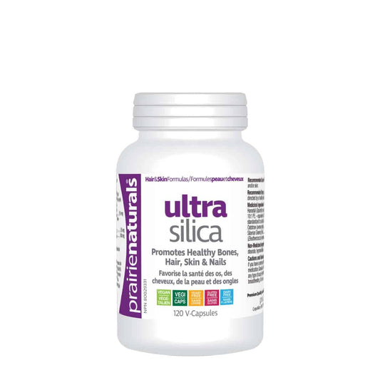 Prairie Naturals - Ultra Silica Vegetal Silica from Aqueous Extract of Horsetail - 120 V-Caps