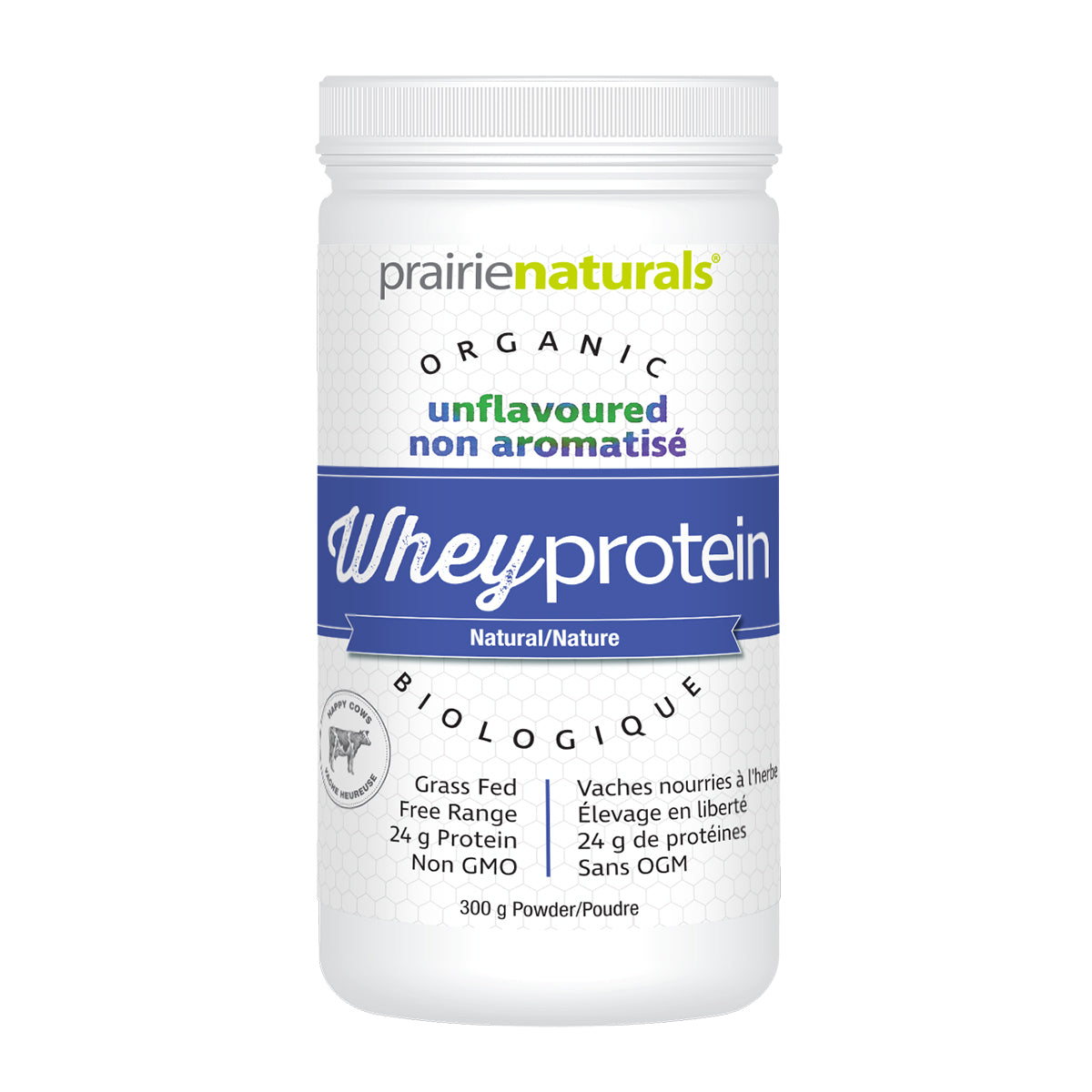Prairie Naturals - Organic Grass-Fed Whey Protein - Natural - 300g