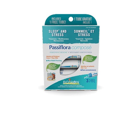 Boiron - Passiflora compos - 3 Tubes of pellets