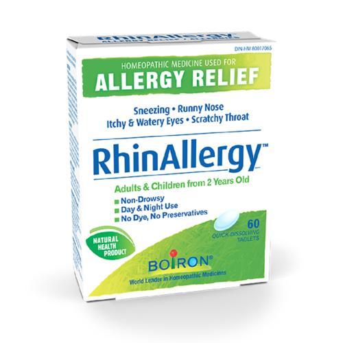 Boiron - RhinAllergy - 60 quick dissoliving tablets
