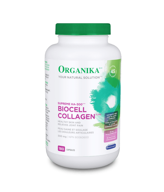 Organika - BIOCELL COLLAGEN HA300 500MG 180CAP