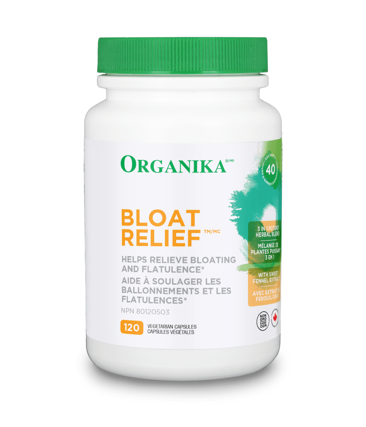 Organika - BLOAT RELIEF 120VCAP