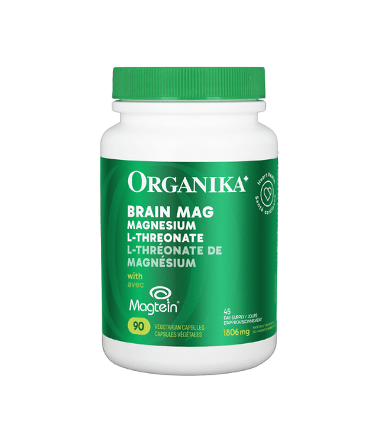 Organika - MAGTEIN MAGNESIUM LTHREONATE 90VCAP (BRAIN MAG)