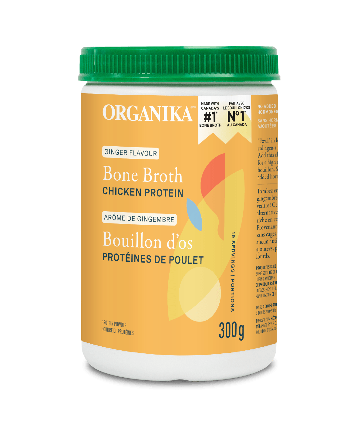 Organika - BONE BROTH CHICKEN GINGER 300G