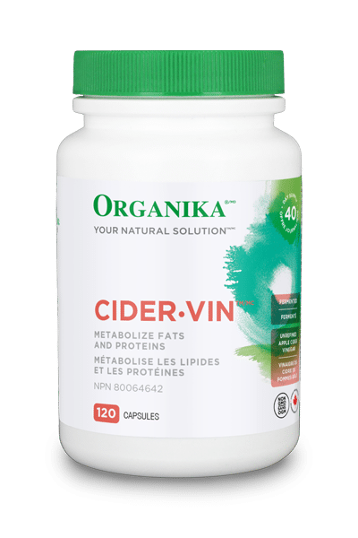 Organika - CIDER VIN UNREFINED 530MG 120CAP