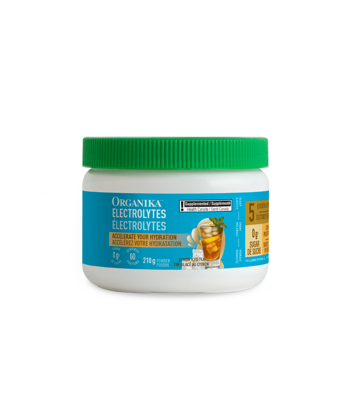 Organika - ELECTROLYTES LEMON ICED TEA 210G