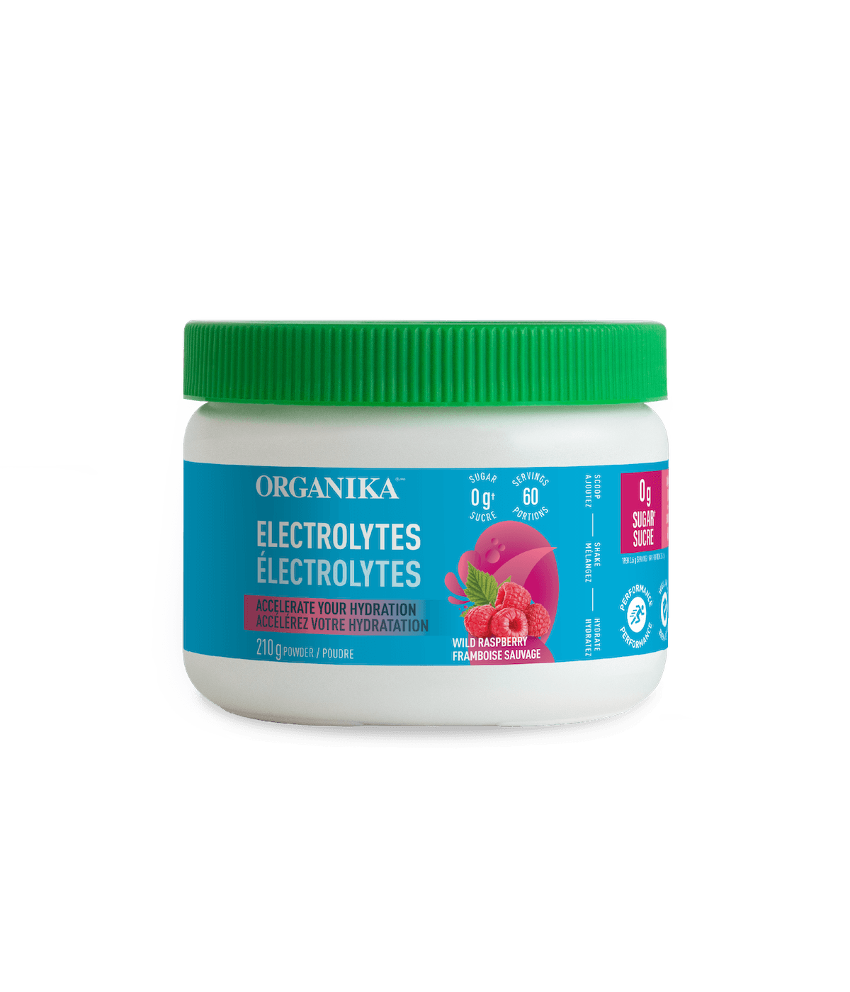 Organika - ELECTROLYTES WILD RASPBERRY 210G