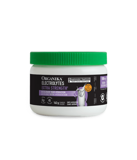 Organika - ELECTROLYTES EXTRA-STRENGTH UNFLAVOURED 162G