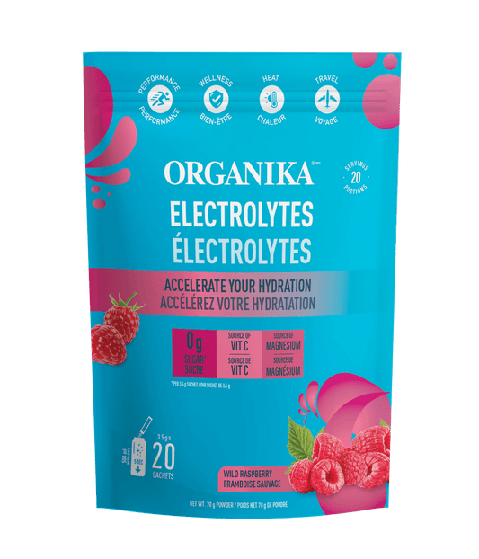 Organika - ELECTROLYTES WILD RASPBERRY 3.5G 20 BAG