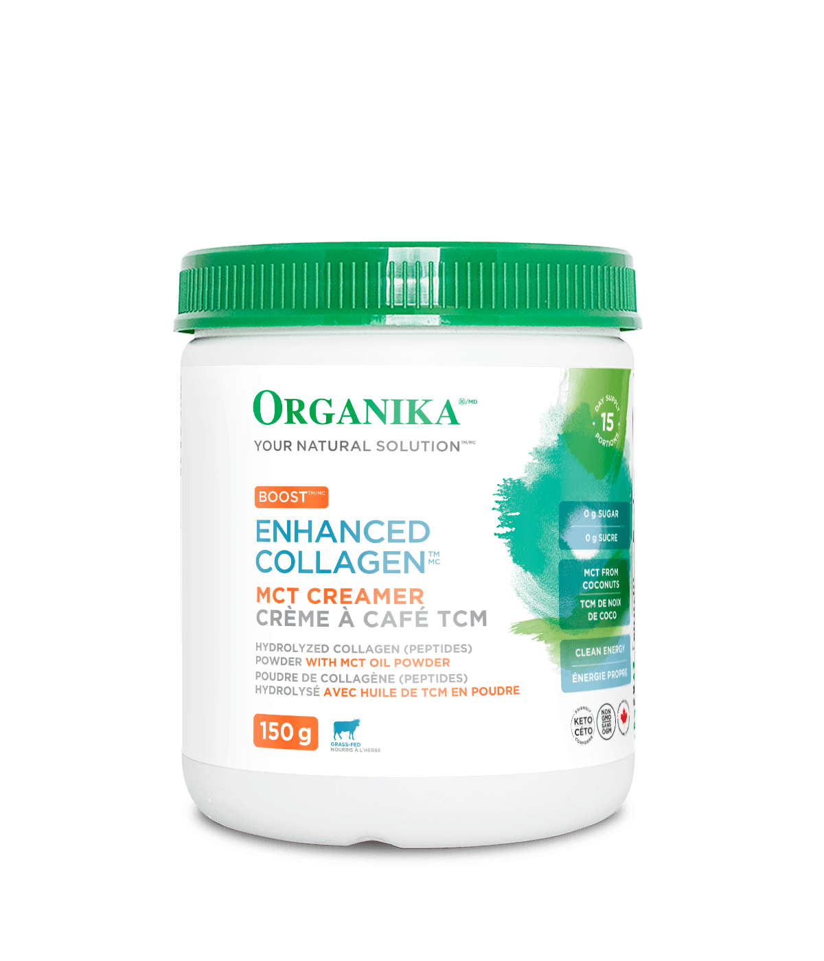 Organika - ENHANCED COLLAGEN BOOST MCT VANILLA 150G