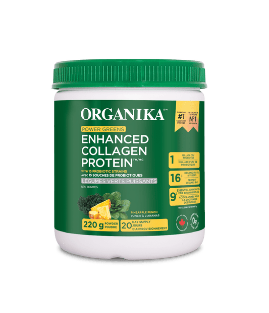 Organika - ENHANCED COLLAGEN POWER GREENS 220G