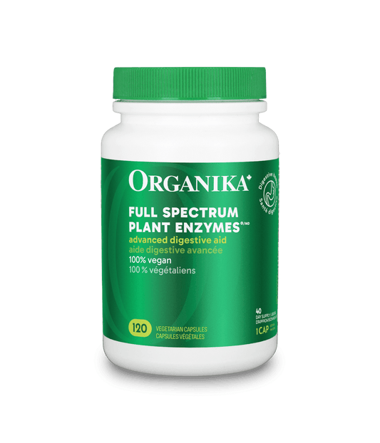 Organika - PLANT ENZYMES FULL SPECTRUM (DIGEZYME) 500MG 60VCAP