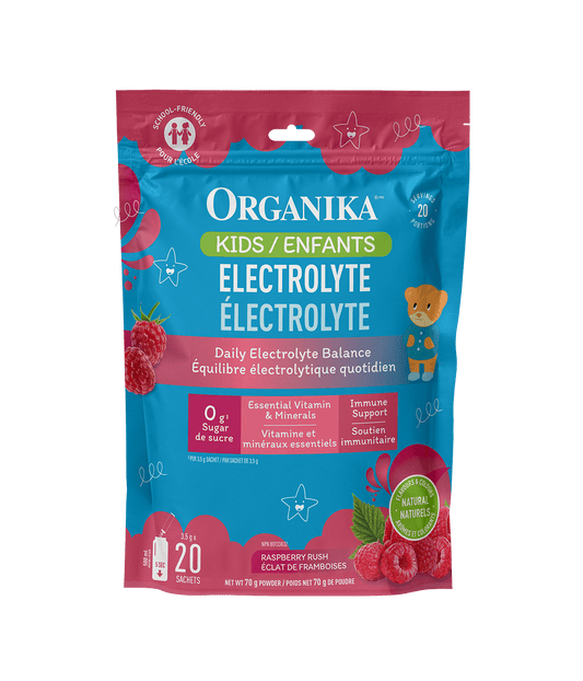 Organika - ELECTROLYTE STICK PACK KIDS RASPBERRY RUSH 20 BAG