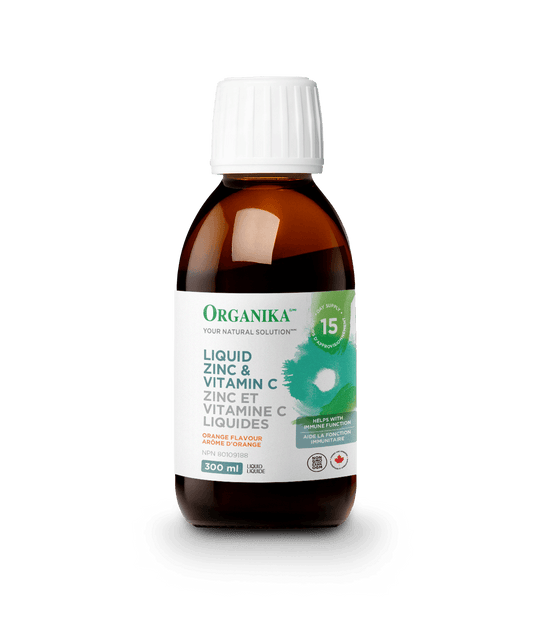 Organika - LIQUID ZINC WITH VITAMIN C 300ML