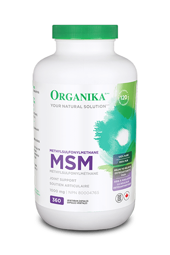 Organika - MSM METHYLSULFONYLMETHANE 1G 360VCAP