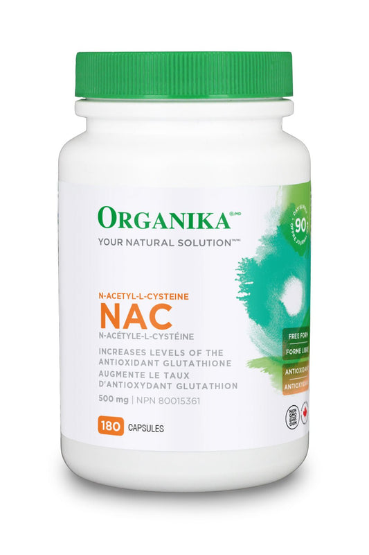Organika - NAC N-ACETYL L-CYSTEINE 500MG 180CAP