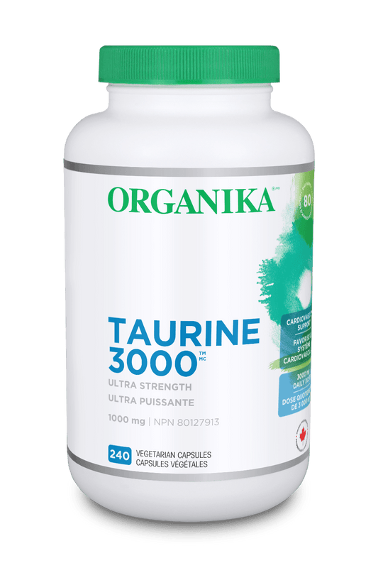 Organika - TAURINE-3000 ULTRA STRENGTH 240VCAP
