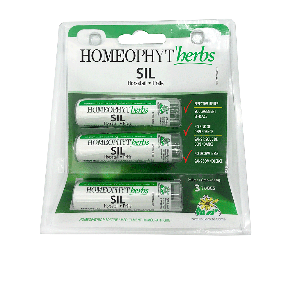 Homeocan - HOMEOPHYT  HERBS LINE SIL (silica - horsetail) 3 tubes    4 g