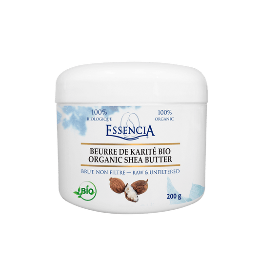 Essencia - ORGANIC VEGETABLE BUTTERS & NEUTRAL CREAM BASE Organic Raw Shea Butter 200 g