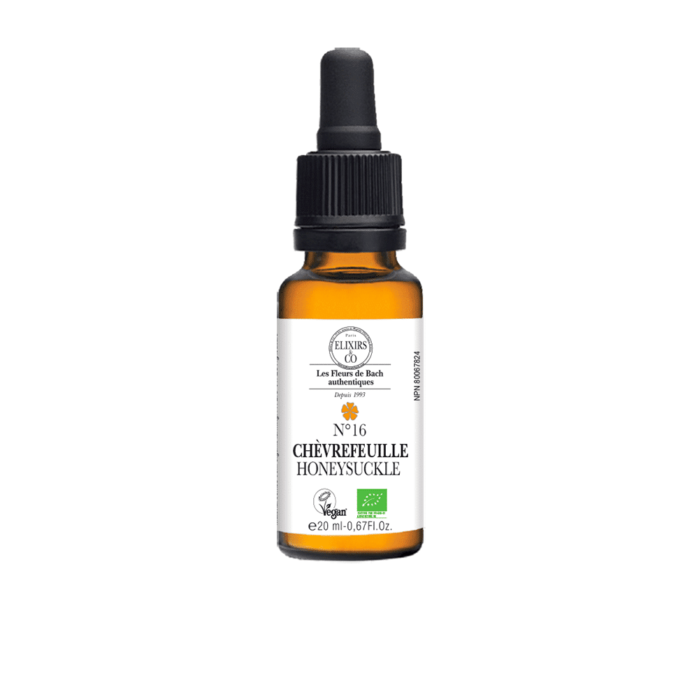 ORGANIC SINGLE BACH FLOWER ELIXIRS No16 Honeysuckle BIO 20 mL