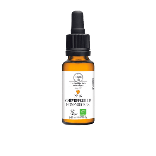 ORGANIC SINGLE BACH FLOWER ELIXIRS No16 Honeysuckle BIO 20 mL