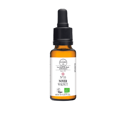 ORGANIC SINGLE BACH FLOWER ELIXIRS No33 Walnut BIO 20 mL