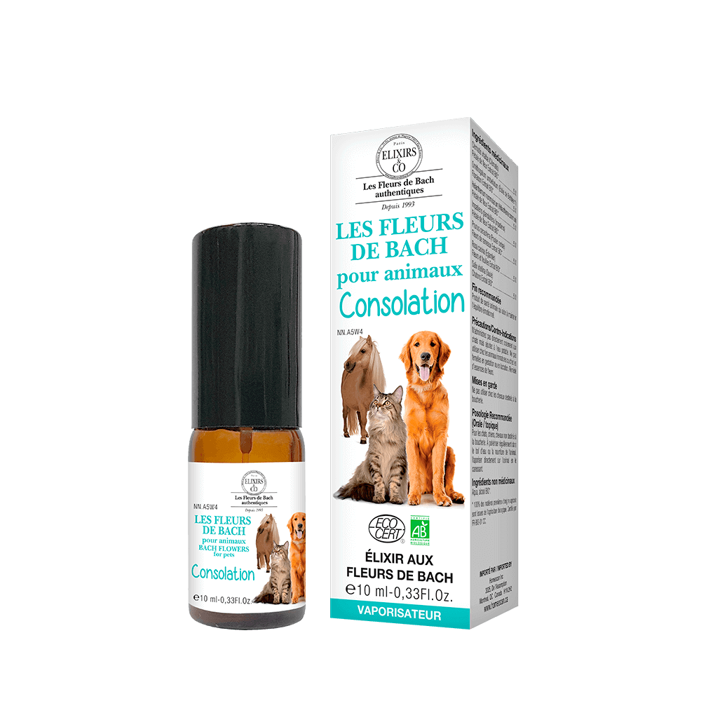 ORGANIC BACH FLOWERS ELIXIRS FOR PETS Organic Consolation 10 mL