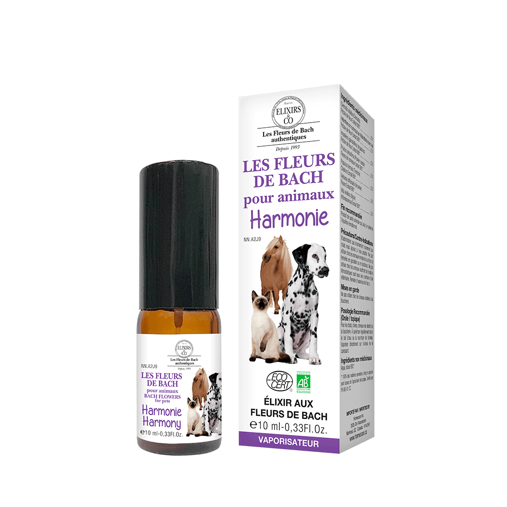 ORGANIC BACH FLOWERS ELIXIRS FOR PETS Organic Harmony 10 mL