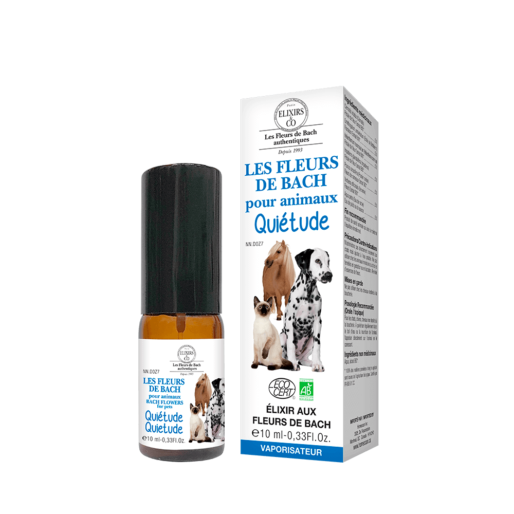 ORGANIC BACH FLOWERS ELIXIRS FOR PETS Organic Quietude 10 mL