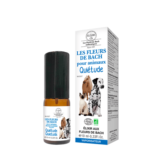 ORGANIC BACH FLOWERS ELIXIRS FOR PETS Organic Quietude 10 mL