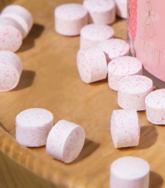 Strawberry Toothpaste Tablets - Compostable refill -124 tabs